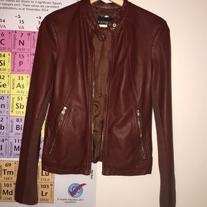 Brown Express Leather Jacket